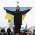 Kijevas vėl siūbuoja masiniame mitinge