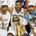 Ne finalas, o pasityčiojimas: „Spurs“ senukai – NBA čempionai, jie nušlavė „Heat“ klubą