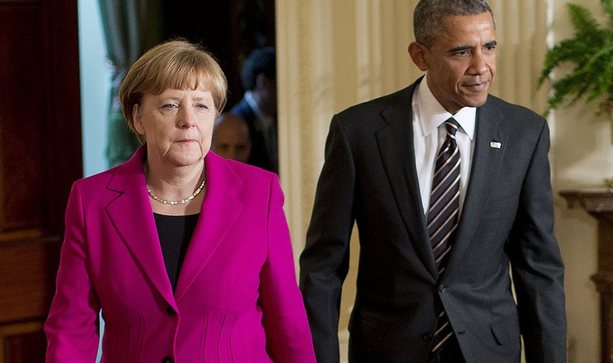 Barackas Obama, Angela Merkel