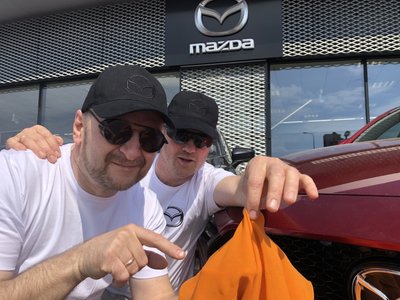 Žurnalistų ralyje debiutuos "Mazda Red Dot Team"
