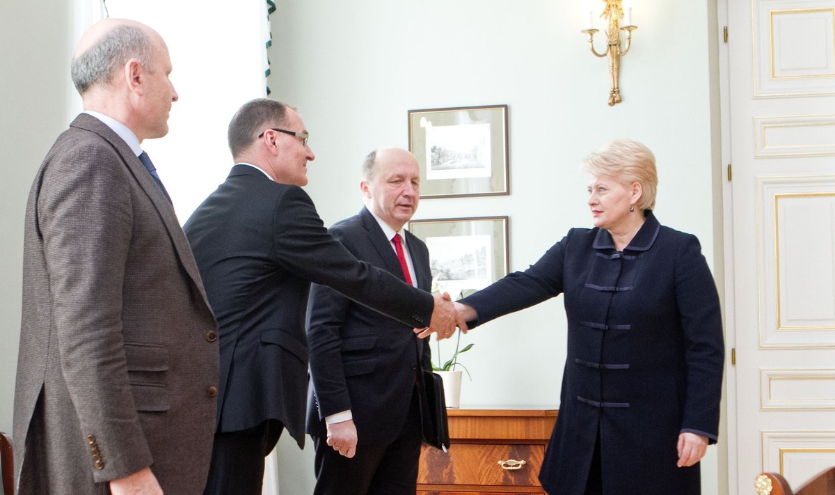 Raimundas Palaitis, Algis Čaplikas, Andrius Kubilius ir Dalia Grybauskaitė