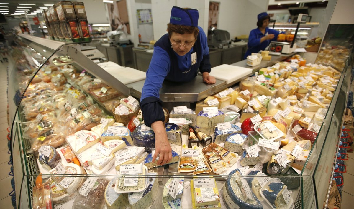 Maisto produktai Rusijos parduotuvėse