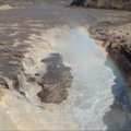 Kinijos Hukou krioklys traukia smalsuolius ir fotografus iš viso pasaulio