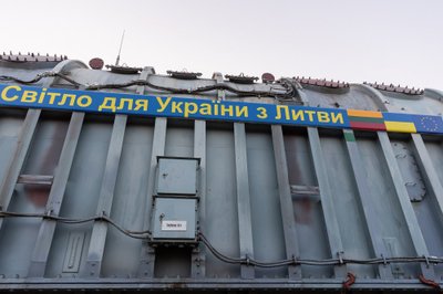Ukrainą pasiekė galingas „Litgrid“ autotransformatorius