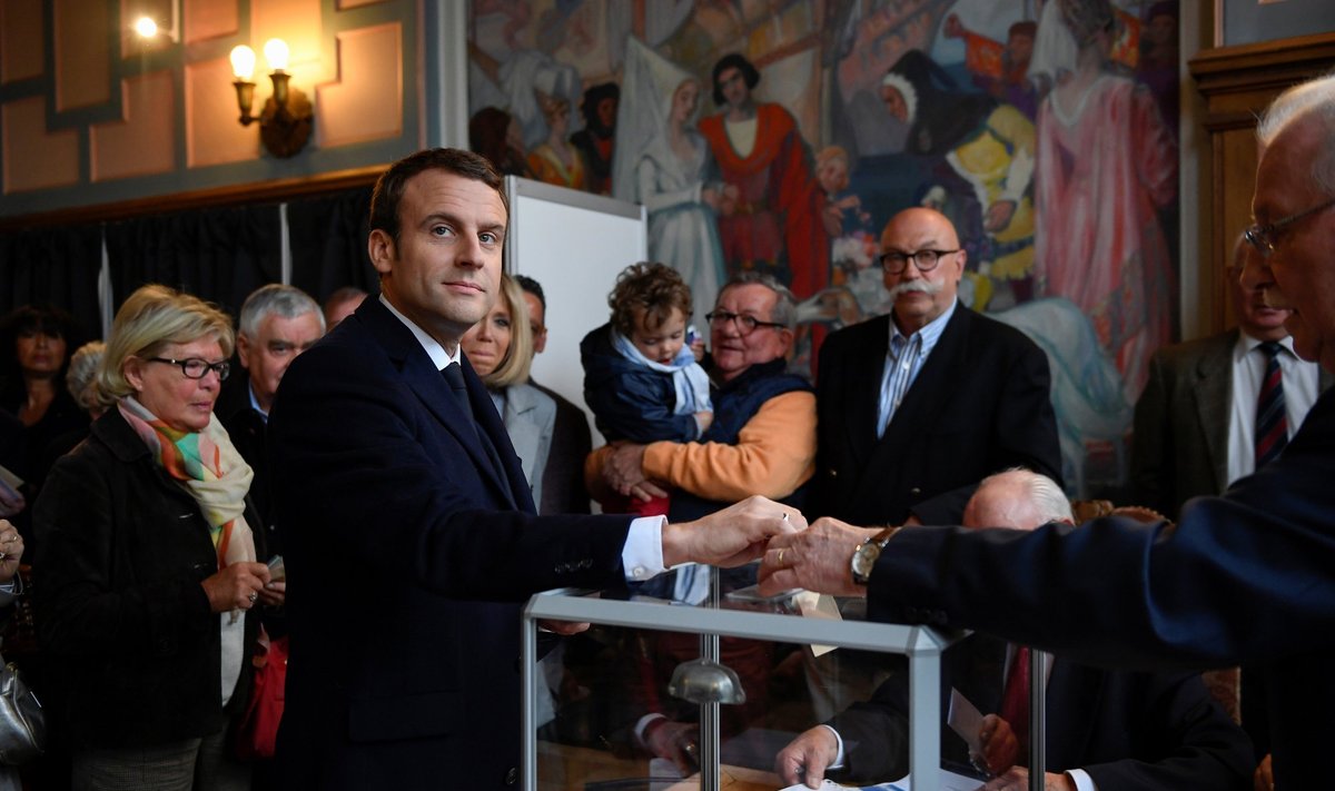 Prancūzija balsuoja prezidento rinkimuose