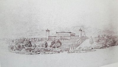 1840 metų Verkių rūmų rekonstrukcijos pasiūlymas