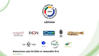  Prekių ženklo „Lietuvai“ nominacija