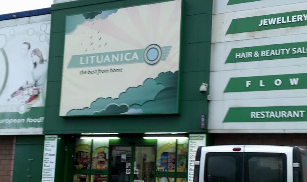 Lituanica, Lithuanian store in London. Photo by Julius Bailey-Augalistas