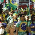 Brazilijoje protestuotojai reikalauja prezidento J. Bolsonaro apkaltos ir nušalinimo