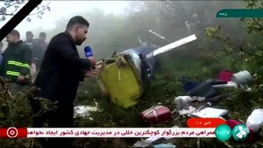 Per sraigtasparnio katastrofą žuvo Irano prezidentas Ebrahimas Raisi ir dar aštuoni žmonės