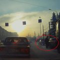 Rusijoje vagis automobilį nuvarė policijai iš po nosies