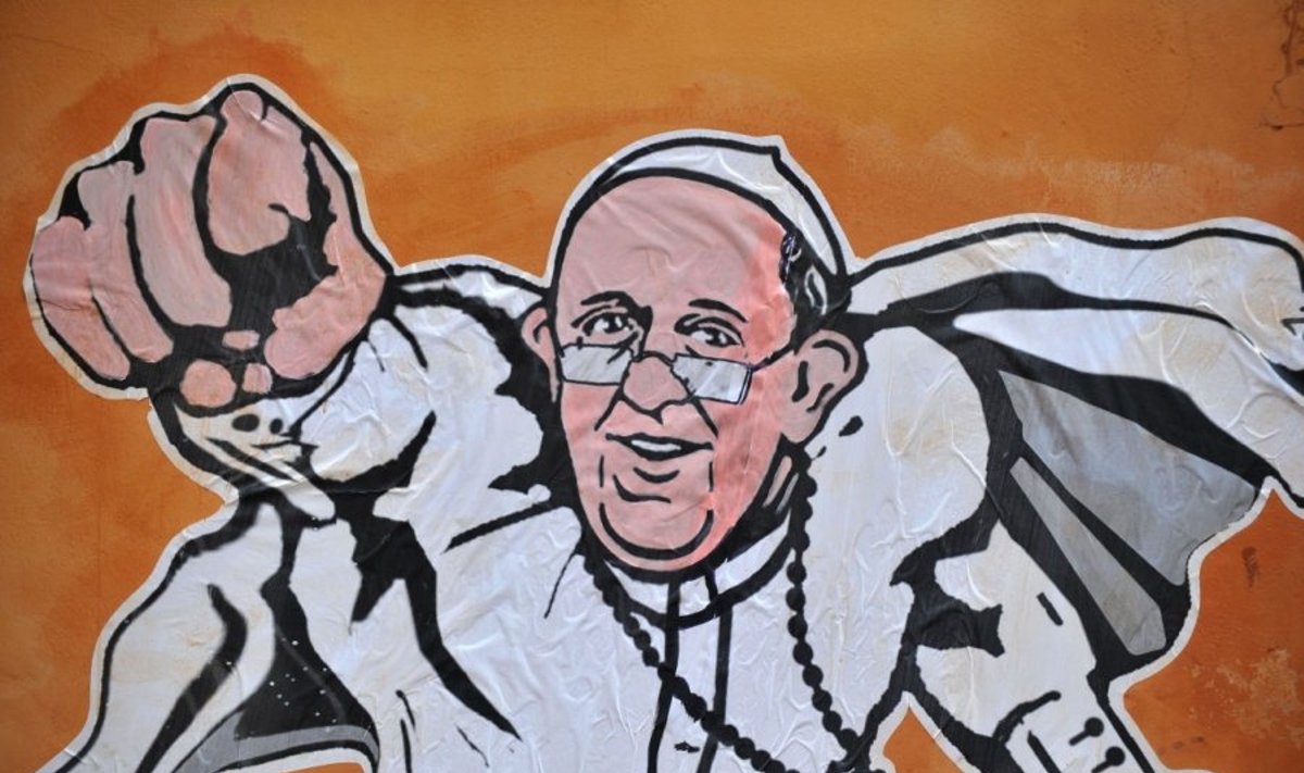 Popiežius Pranciškus – supermenas