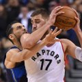 J. Valančiūnas atliko 25-ą sezono dvigubą dublį, „Raptors“ sugrįžo į pergalių kelią