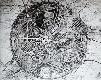 1931 m. pasiūlymas apskrito formos miesto planui