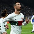 Įspūdingą Portugalijos pergalę atrankoje nuspalvino du Ronaldo įvarčiai