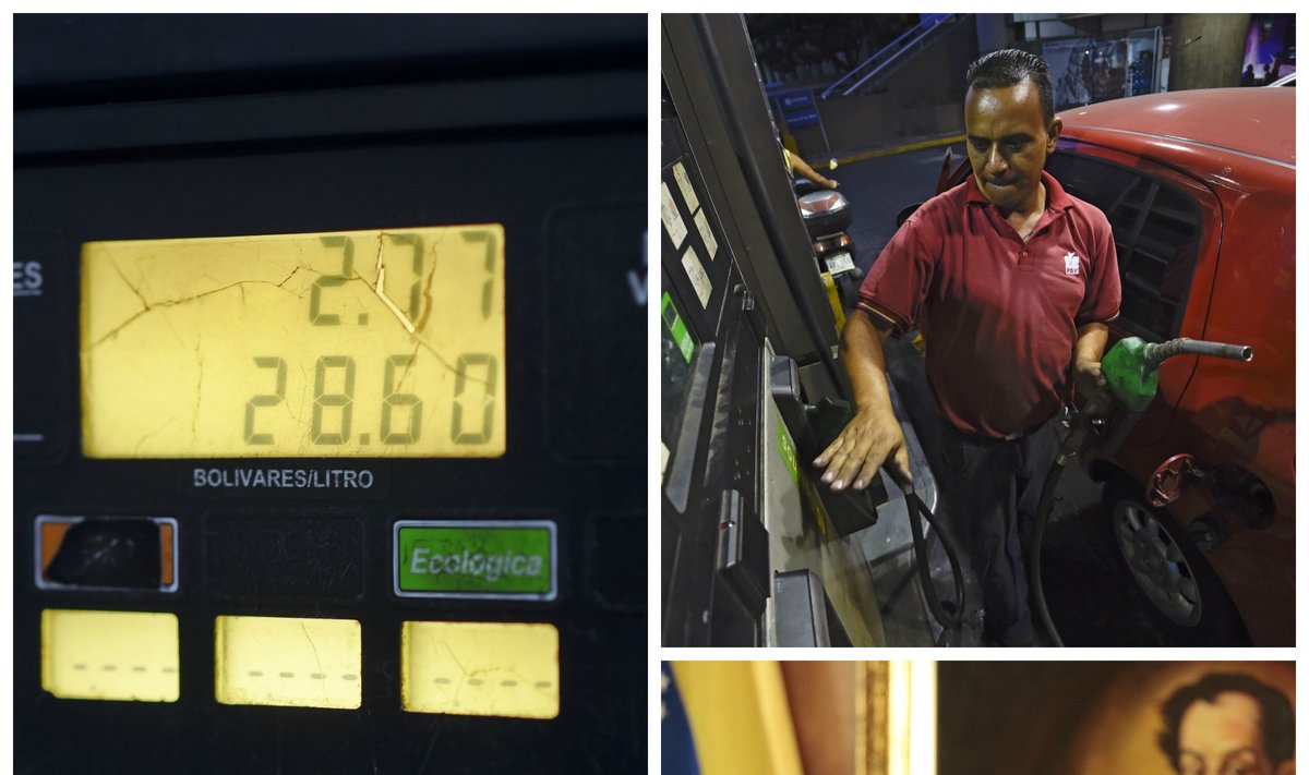 Venesuelos prezidentas Nicolas Maduro pakėlė benzino kainą