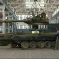 Charkovo gamykloje atnaujinami Ukrainos kariuomenės tankai