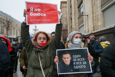 Navalno šalininkų protestai Rusijoje