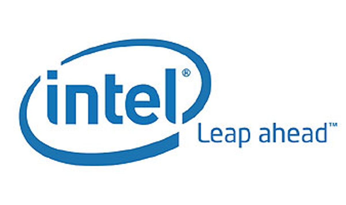 "Intel" logo ("Intel" iliustrac.) 