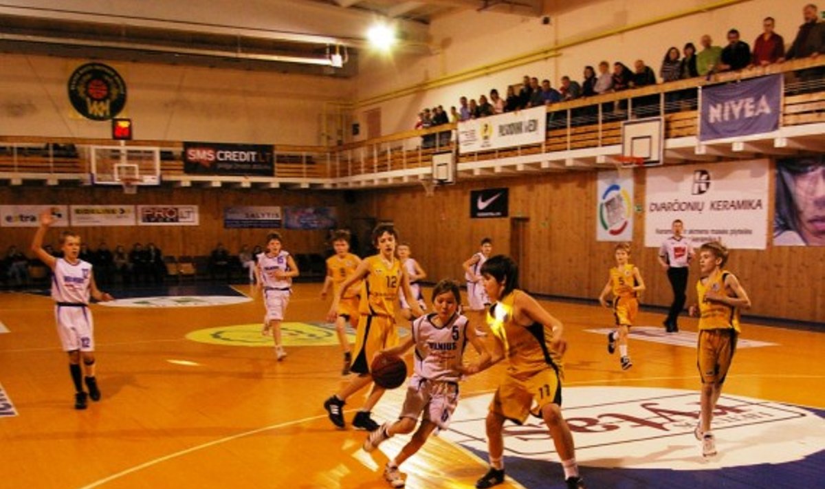 Vaikų krepšinio turnyras Vilniuje