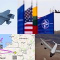 Žinutė Rusijai: virš Lietuvos prašvilpę moderniausi JAV naikintuvai vykdė slaptą misiją