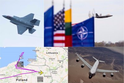 JAV lėktuvų misija Baltijos šalyse
