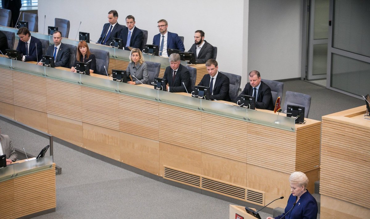 President Dalia Grybauskaitė annual State of the Nation Address to the Seimas