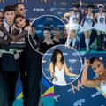 Paskelbtas „Eurovizijos“ startas: ant ypatingoje vietoje nutiesto turkio spalvos kilimo žengė dainų konkurso dalyviai