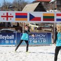 Andriukaitytė ir Zobnina laimėjo sniego tinklinio turnyrą Gruzijoje