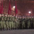 Maskvos Raudonojoje aikštėje – naktinė Pergalės dienos repeticija