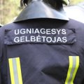 Kaune ugniagesiai gelbėjo medyje įstrigusį penkiametį