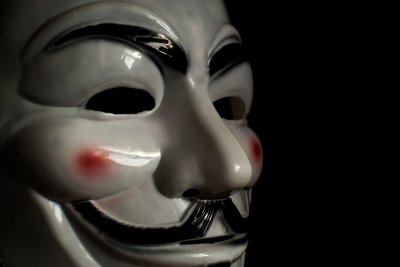 Guy Fawkes'ą simbolizuojanti kaukė