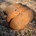 Vilkaviškio rajone rasti trys kariniai sviediniai ir aviacinės bombos dalis
