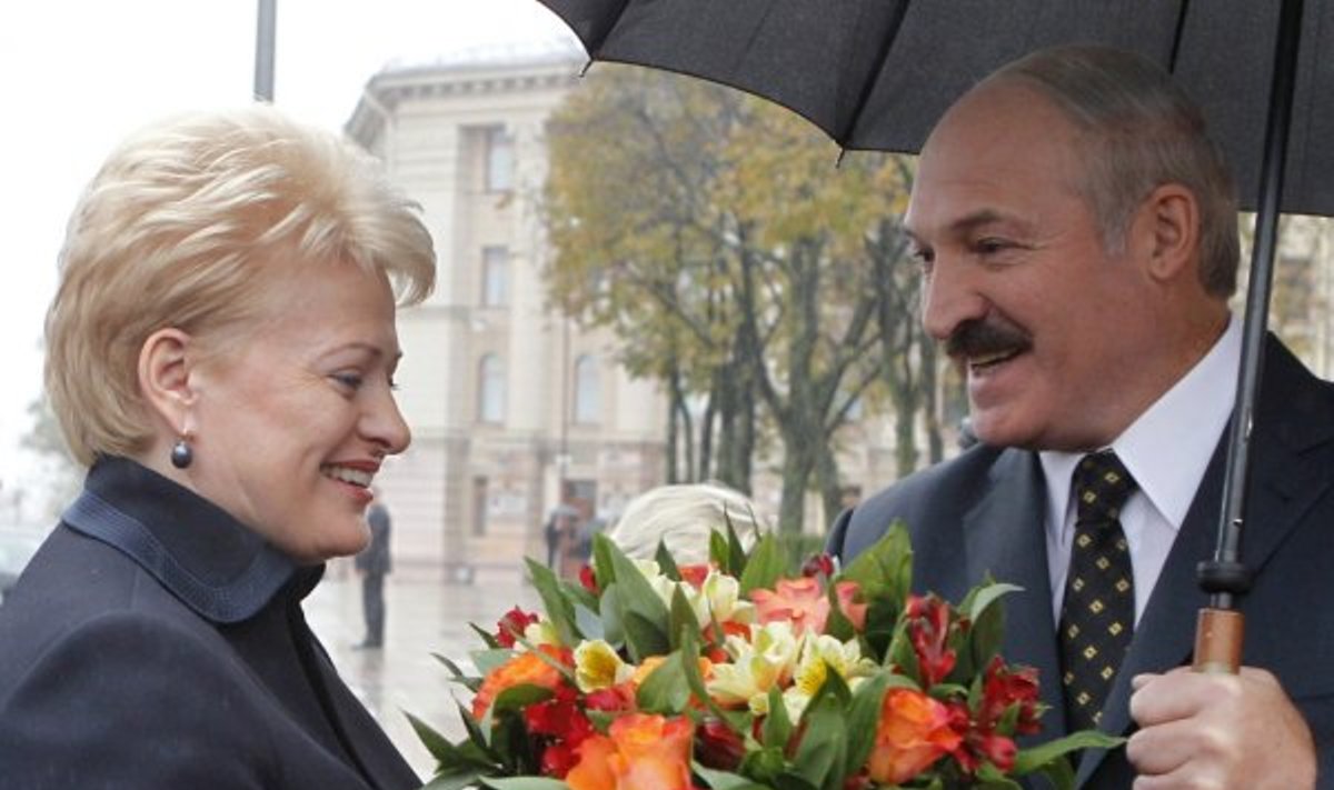 Dalia Grybauskaitė ir Aleksandras Lukašenka