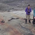 Čilės paleontologai atrado ledyne atsispaudusią keturių metrų ilgio dinozauro fosiliją