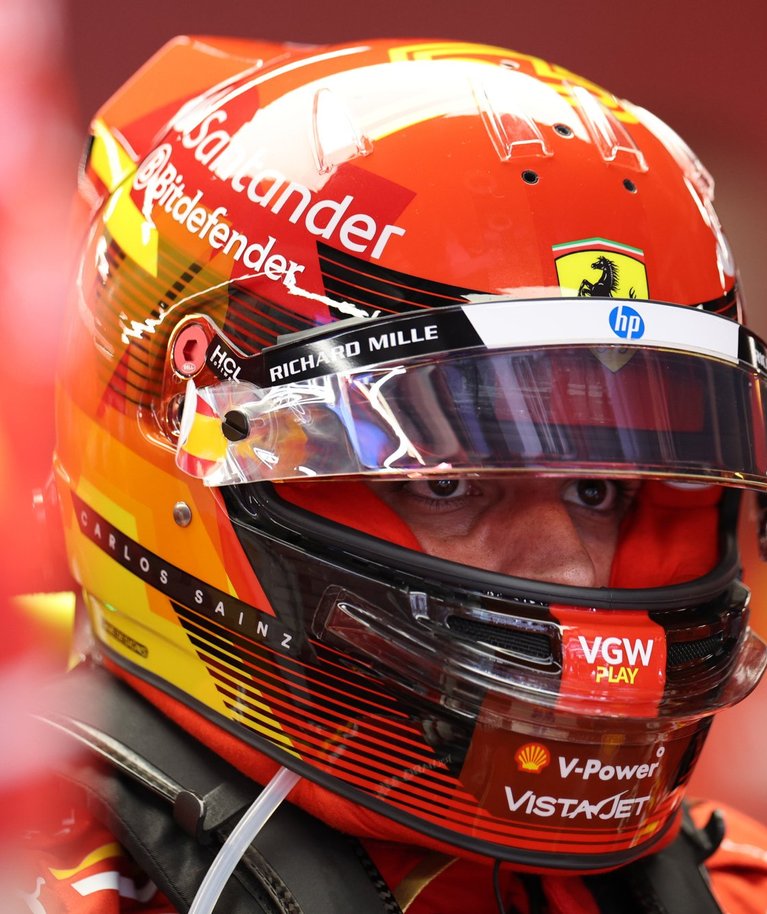 Carlosas Sainzas, "Ferrari" pilotas Barselonos GP etape, 2024 m. Formulė-1 sezone