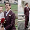 Italijoje susituokė Gabrielė Tetenskaitė ir Saulius Žvirgždas: amžinąjį „taip“ ištarė muziejuje po atviru dangumi