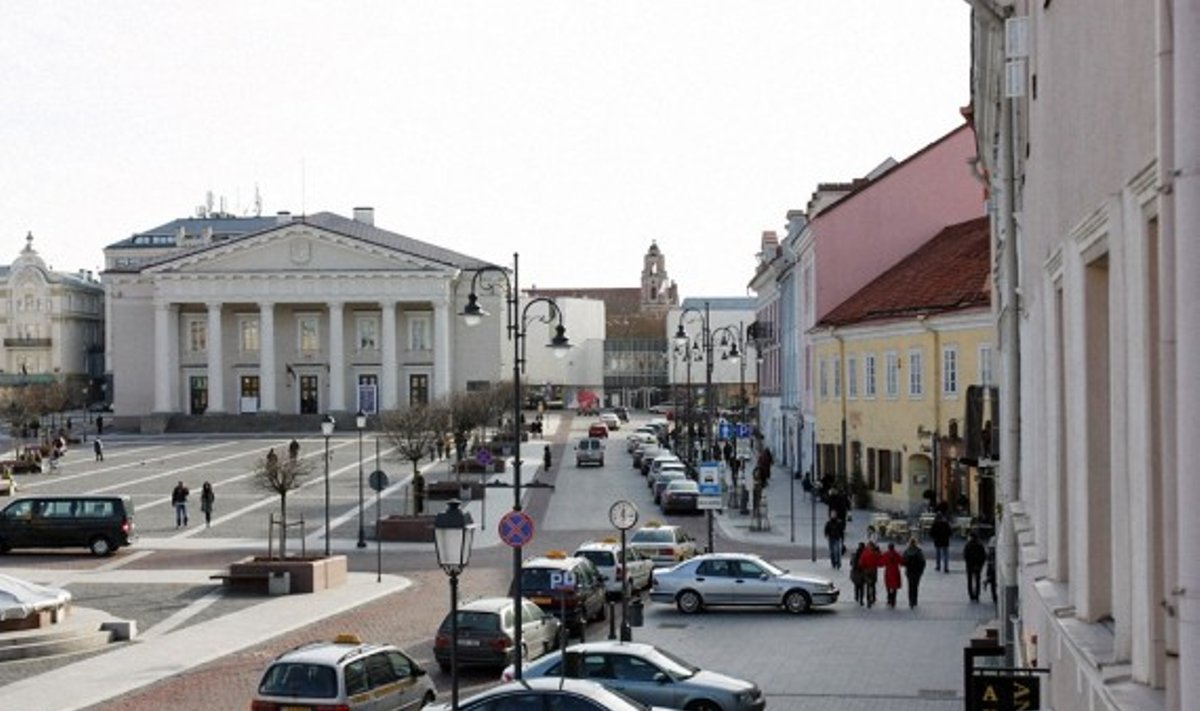 Vilniaus Rotušės aikštė 2009 m. 