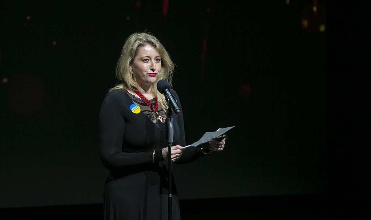 Katarzyna Łuszczyk. Auksinių scenos kryžių įteikimo ceremonija