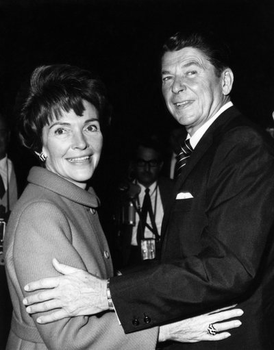 JAV prezidentas R.Reaganas su žmona Nancy 1969 m.