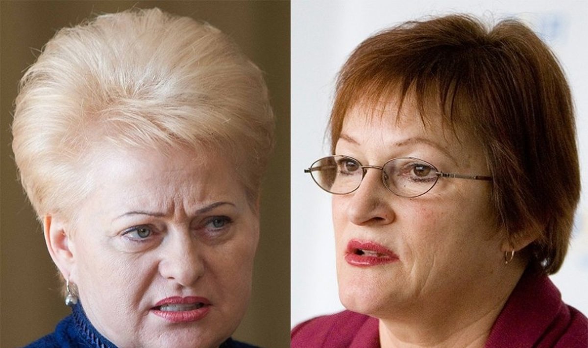 Dalia Grybauskaitė ir Birutė Vėsaitė