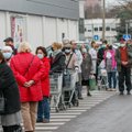 Перед Пасхой у магазинов в Литве выстроились очереди