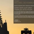 M. Schumacherio šeima pirmadienį išplatino optimistinį pranešimą