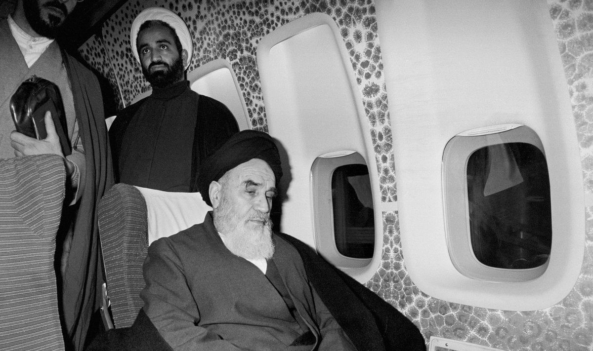 Ruhollah Khamenei grįžta į Techeraną 1979 m.