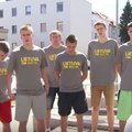 Lietuvos 16-mečių rinktinė prieš ketvirtfinalį aplankė sunkiai sergančius vaikus