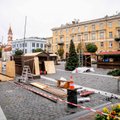 Tarptautinės Kalėdų labdaros mugės metu – laikini eismo ribojimai prie Vilniaus rotušės