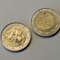 Kai kurios eurų monetos gali nustebinti