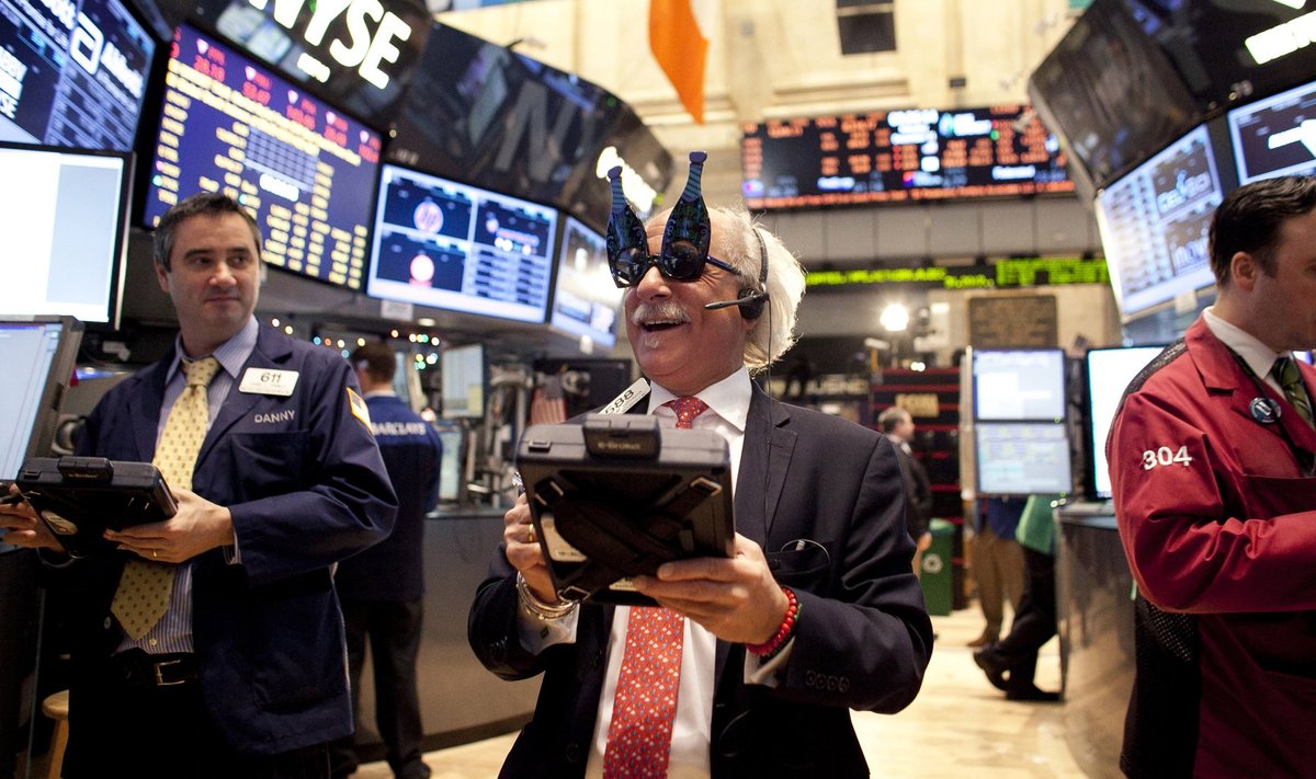 Naujieji metai Niujorko akcijų biržoje