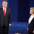 H. Clinton ir D. Trumpo debatų baigiamasis akordas – komplimentai ir rankos paspaudimas