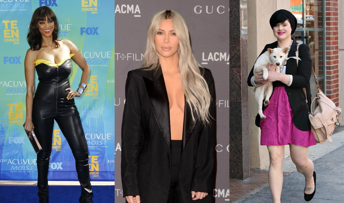 Tyra Banks, Kim Kardashian, Kelly Osbourne